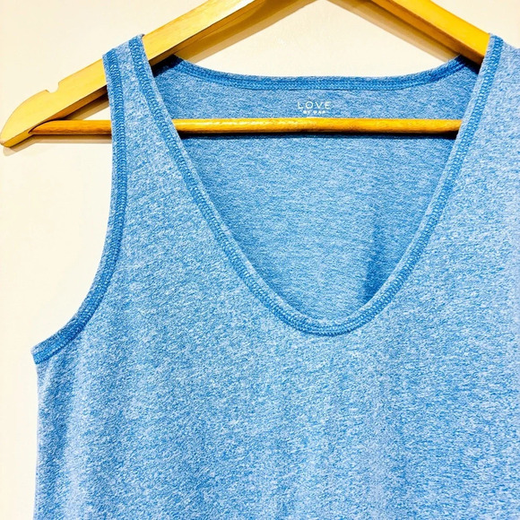 LOVE BY GAP Blue loose tank top | Soft lightweight basic layering casual wear * - Picture 2 of 6
